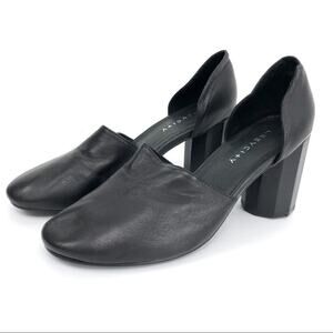 GREY CITY Sarah Column Heel Pump Black 8.5